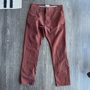 Goodfellow & Co. Maroon Slim Fit Chino